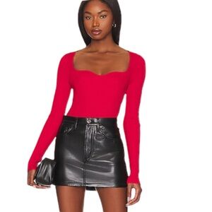 ONE GREY DAY x REVOLVE Seville Bodysuit O.G.D. Red Size Small